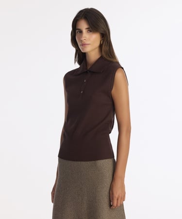  YARGICI Regular Yarım Balıkçı Yaka Kolsuz Kazak