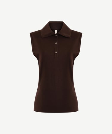  YARGICI Regular Yarım Balıkçı Yaka Kolsuz Kazak