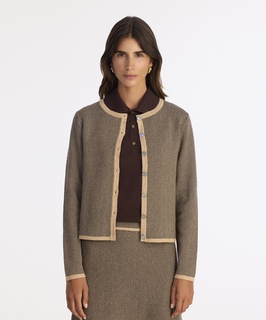  YARGICI Regular Bisiklet Yaka Uzun Kol Hırka