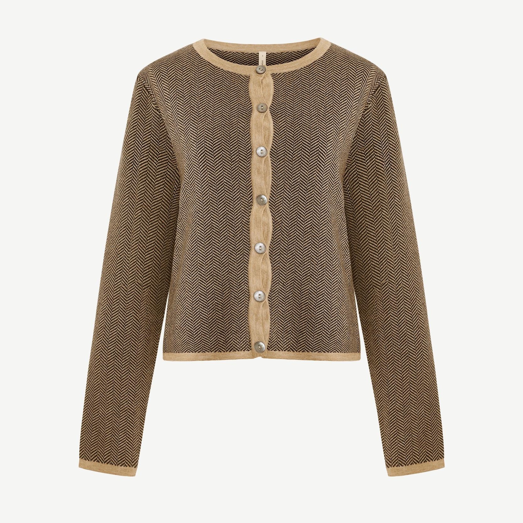 YARGICI Regular Bisiklet Yaka Uzun Kol Hırka