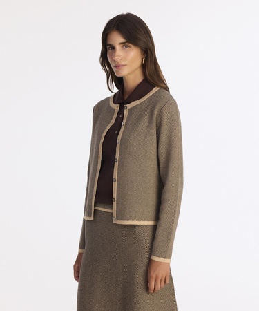  YARGICI Regular Bisiklet Yaka Uzun Kol Hırka