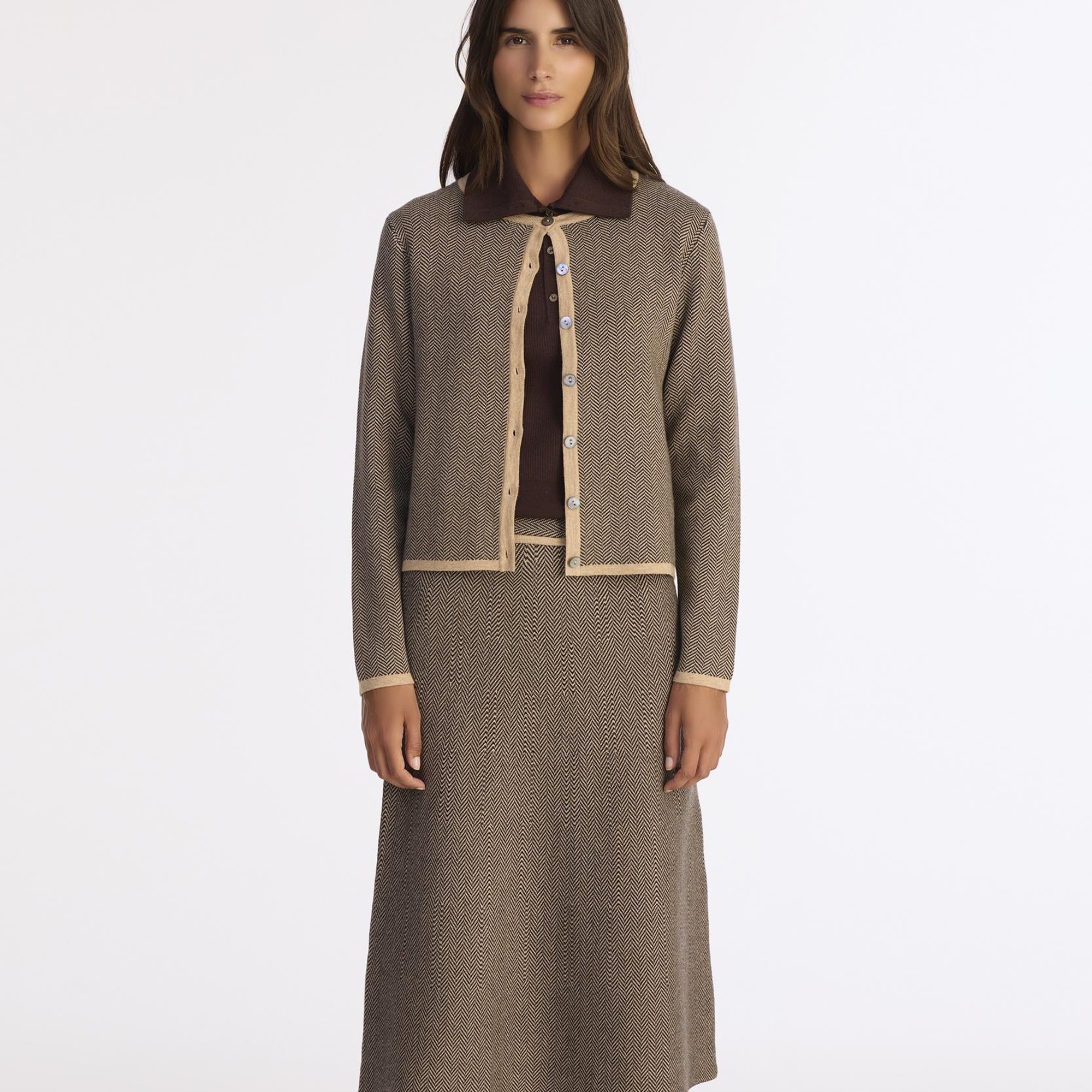 YARGICI Regular Bisiklet Yaka Uzun Kol Hırka