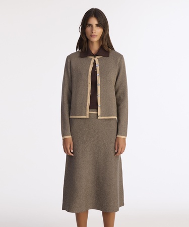  YARGICI Regular Bisiklet Yaka Uzun Kol Hırka