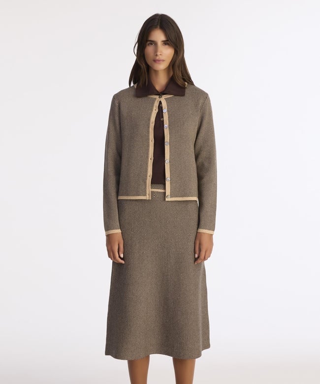  YARGICI Regular Bisiklet Yaka Uzun Kol Hırka