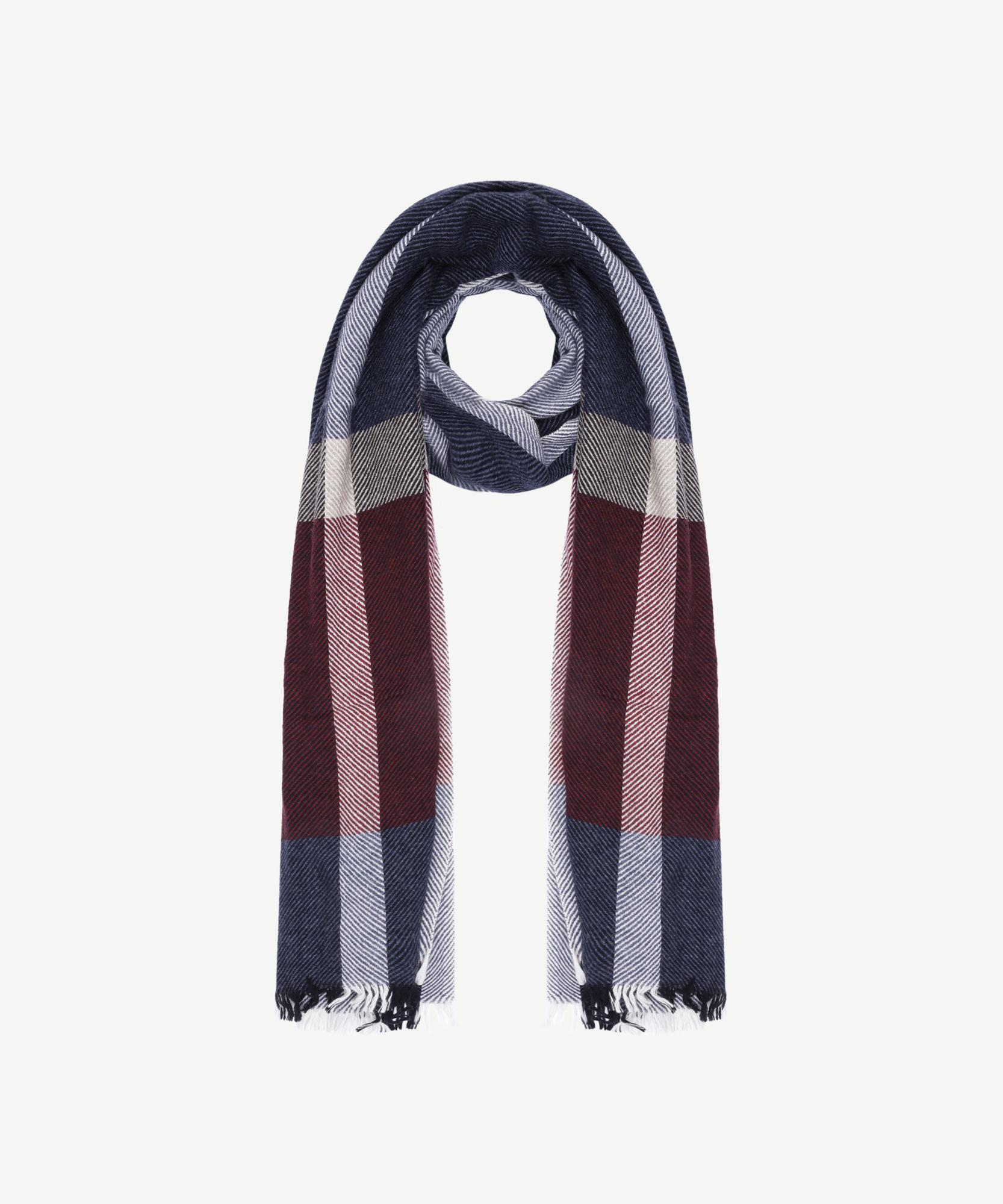  Renk Bloklu Maskulen Şal