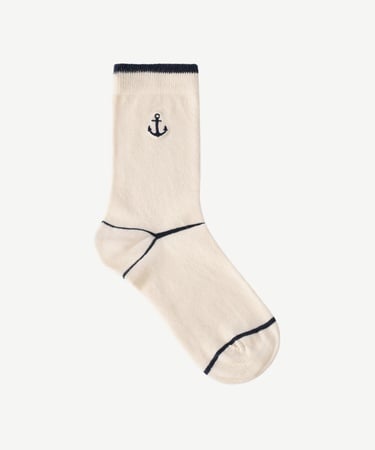  YARGICI Nakış Detaylı Uzun Çorap