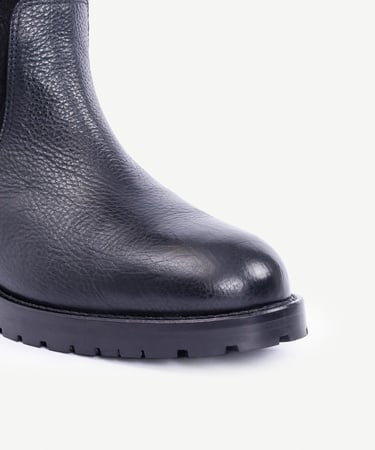  YARGICI İçi Kürklü Deri Uzun Bot