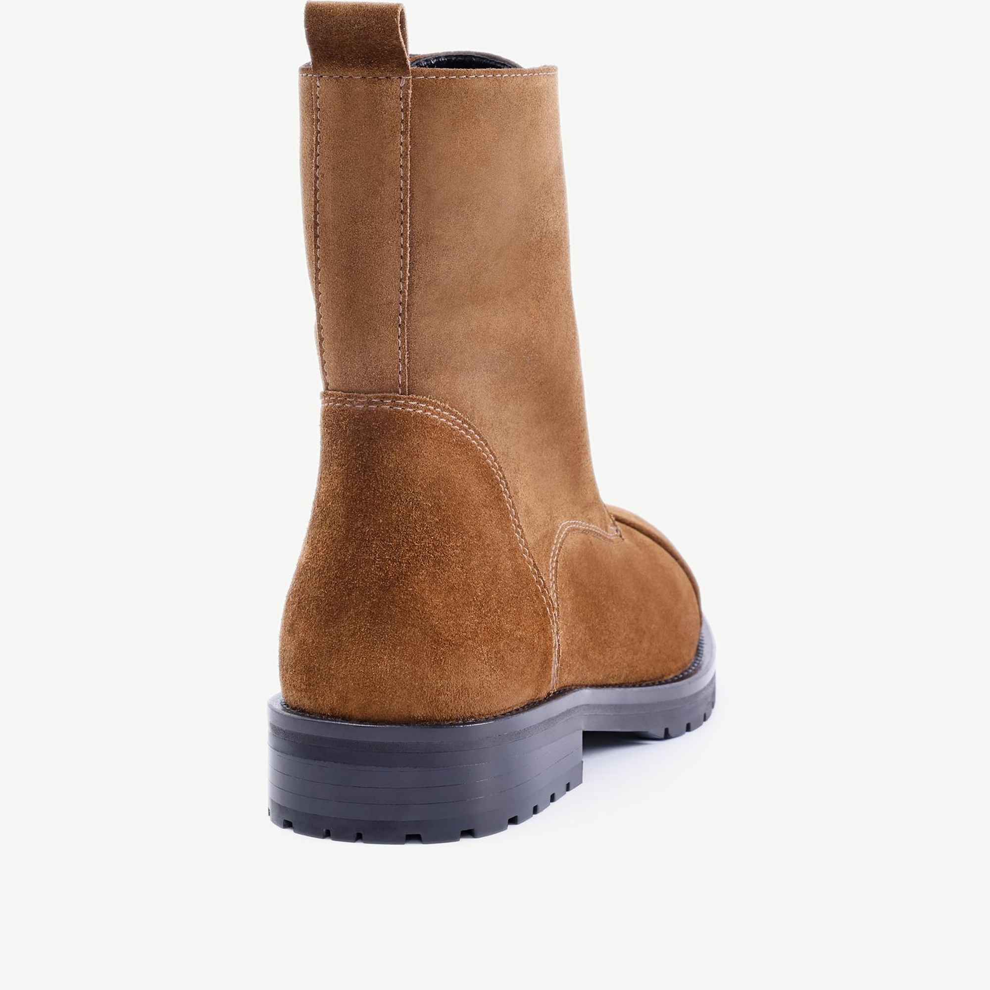 YARGICI İnce Tabanlı Deri Bağcıklı Bot