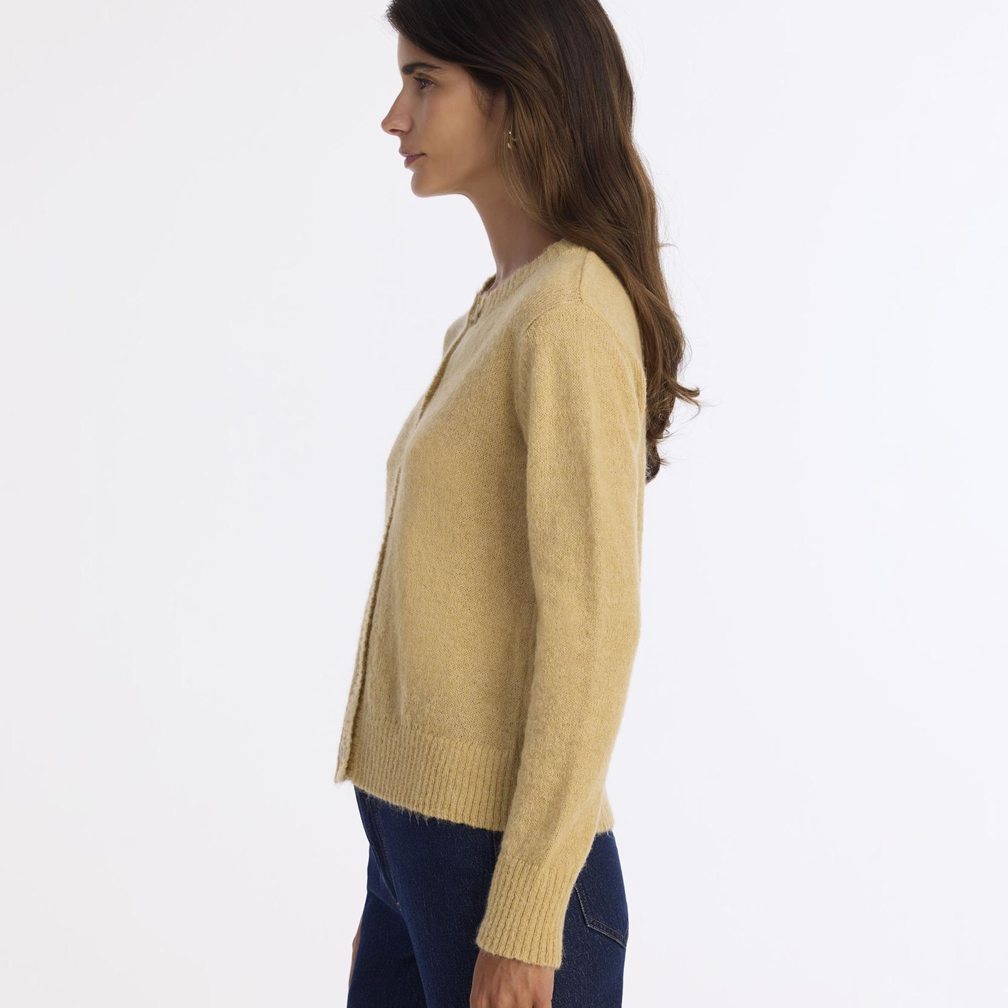 YARGICI Regular Bisiklet Yaka Uzun Kol Hırka