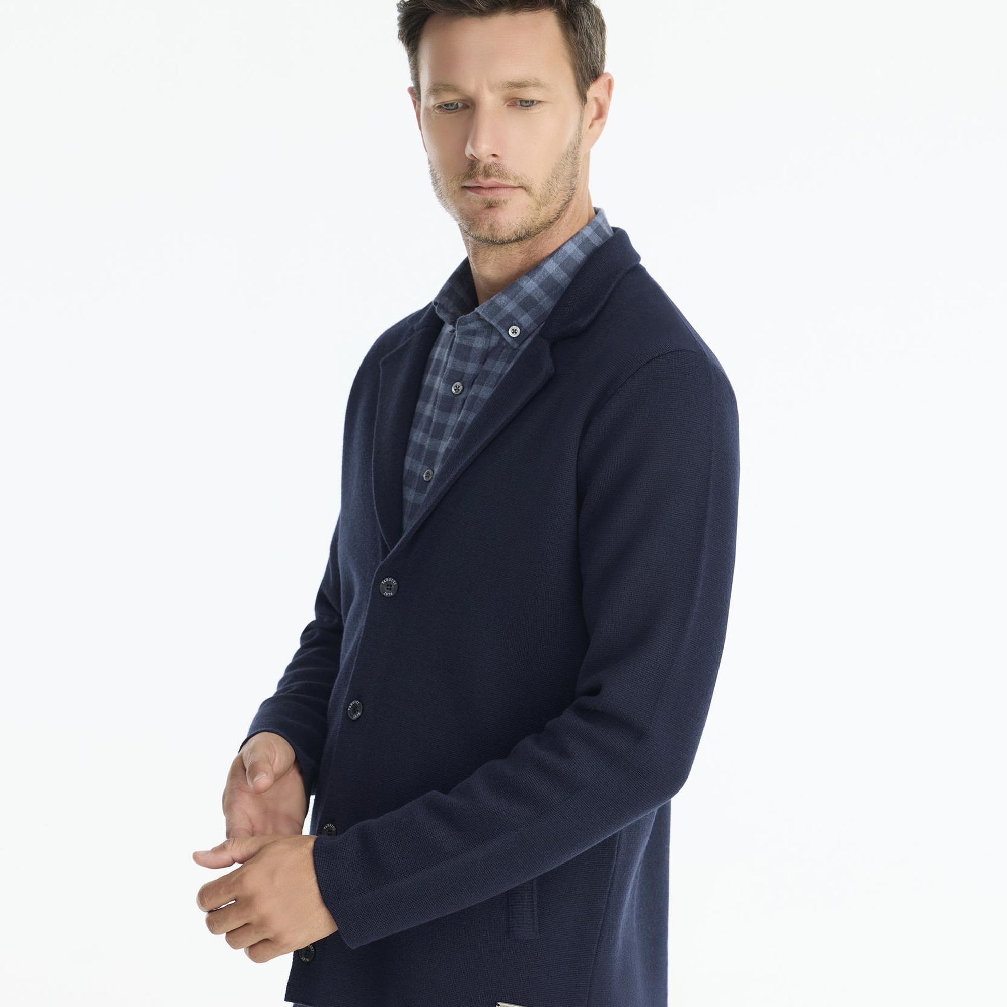 YARGICI Regular Ceket Yaka Uzun Kol Hırka