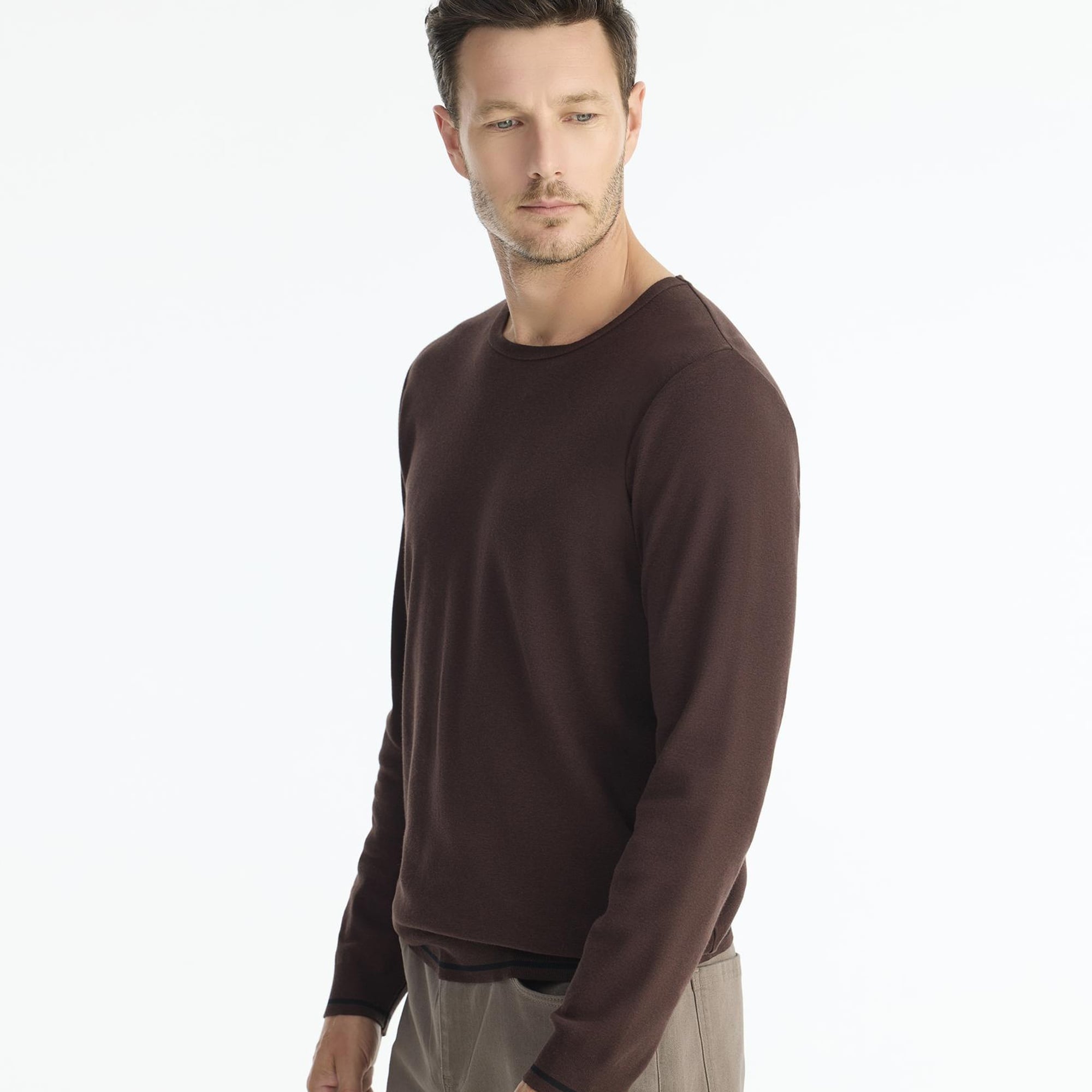 YARGICI Regular Bisiklet Yaka Uzun Kol Kazak