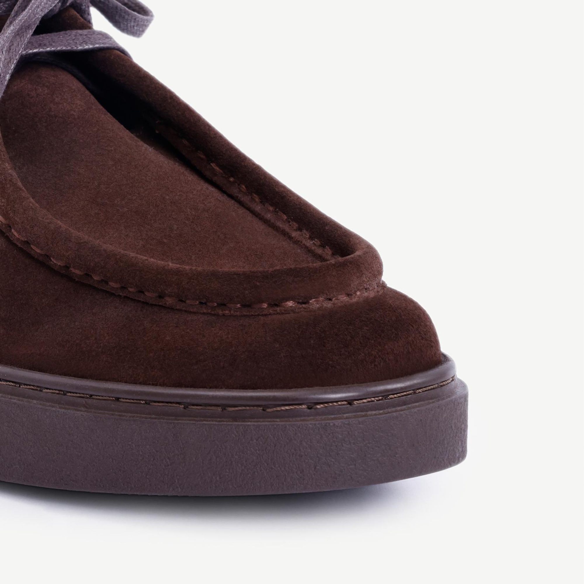 YARGICI Bağcıklı Deri Düz Ayakkabı