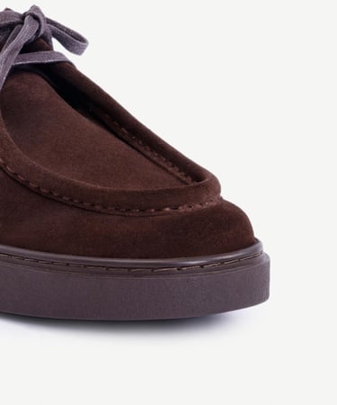  YARGICI Bağcıklı Deri Düz Ayakkabı