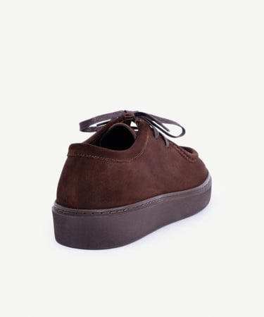  YARGICI Bağcıklı Deri Düz Ayakkabı