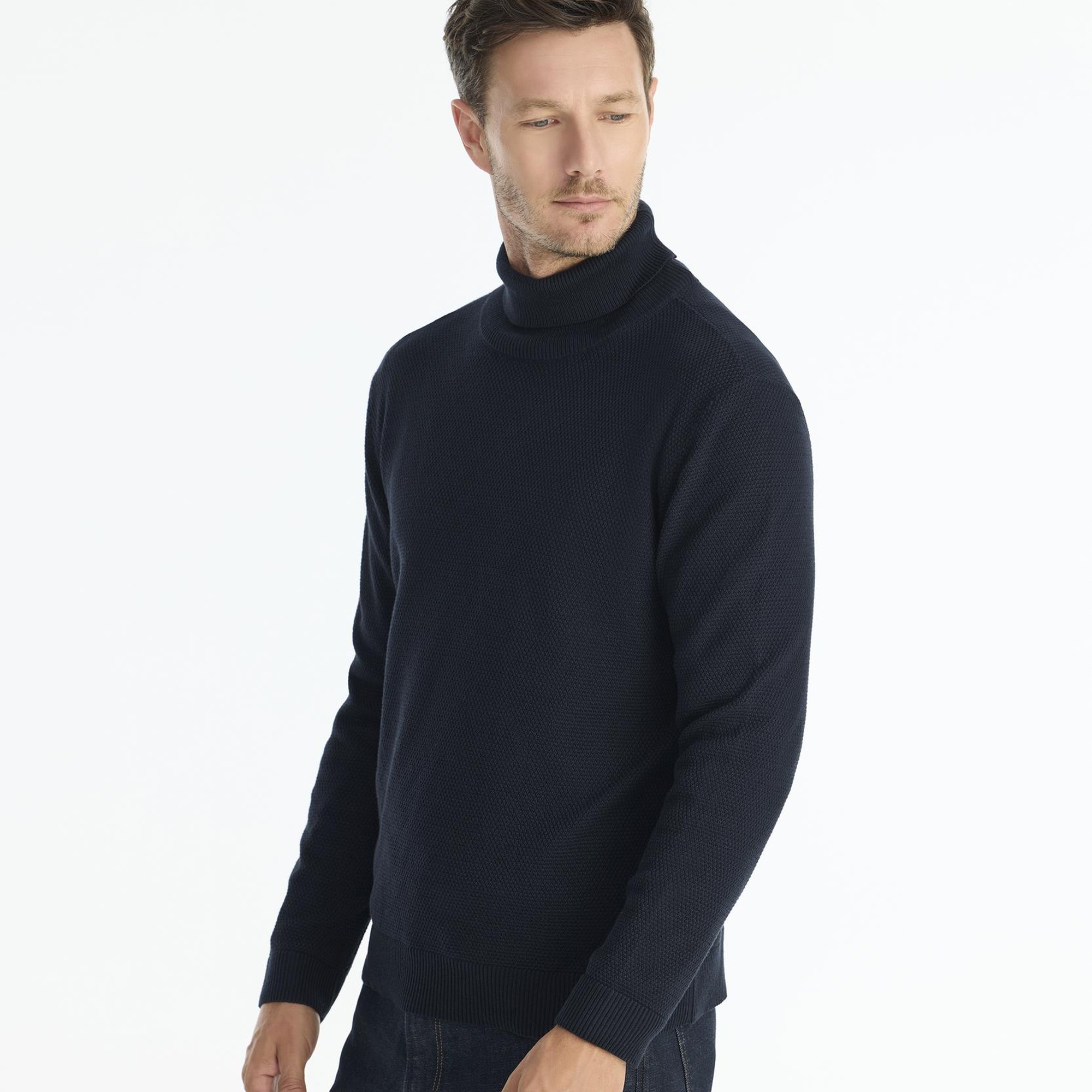 YARGICI Regular Balıkçı Yaka Uzun Kol Kazak