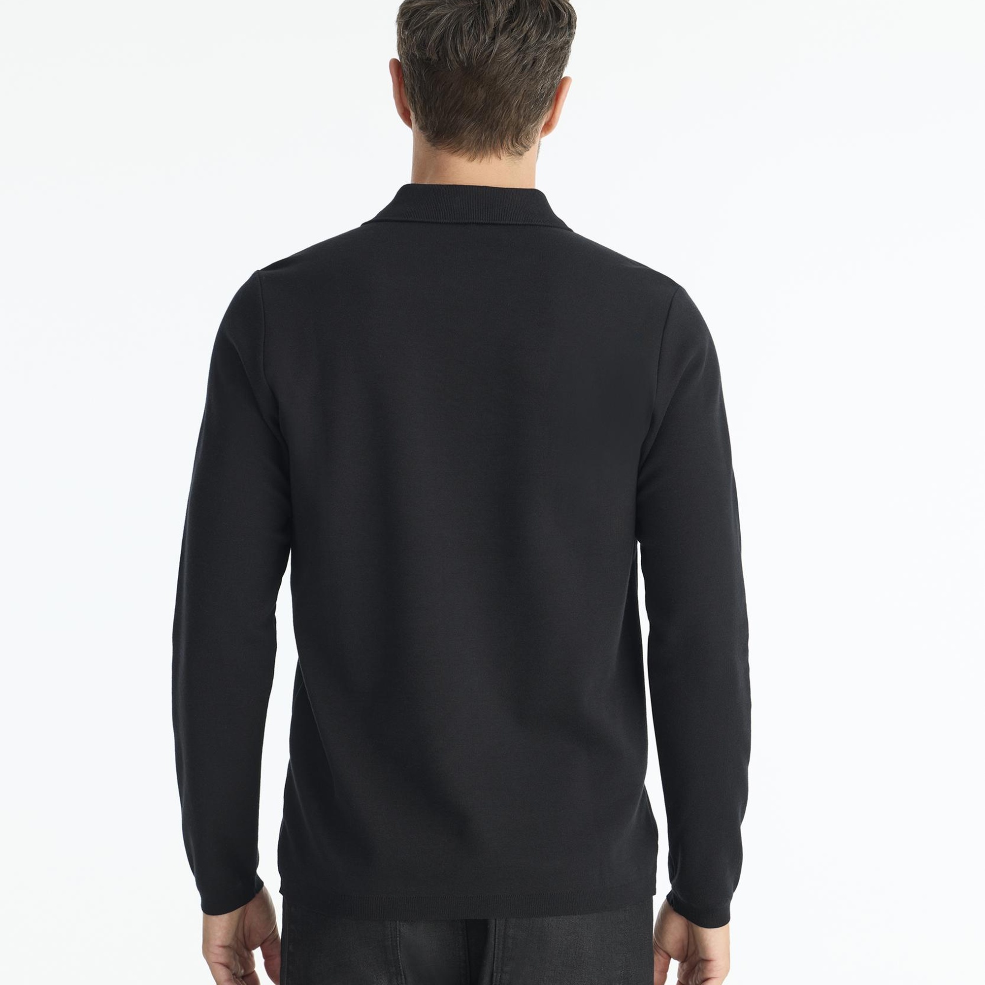 Regular Gömlek Yaka Uzun Kol Kazak