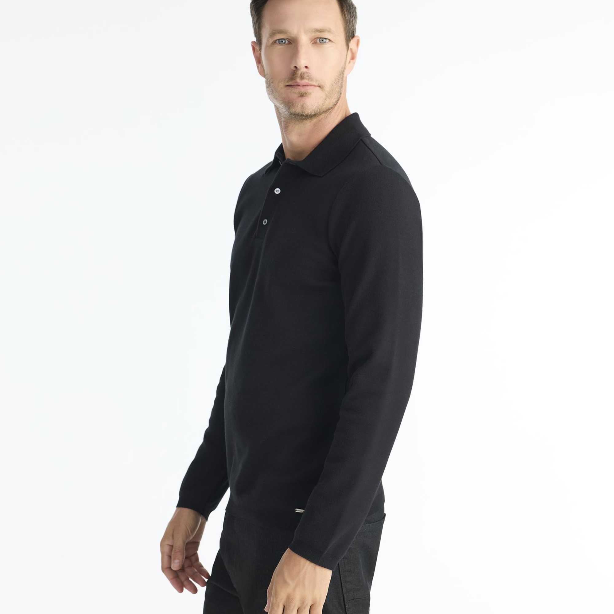 Regular Gömlek Yaka Uzun Kol Kazak