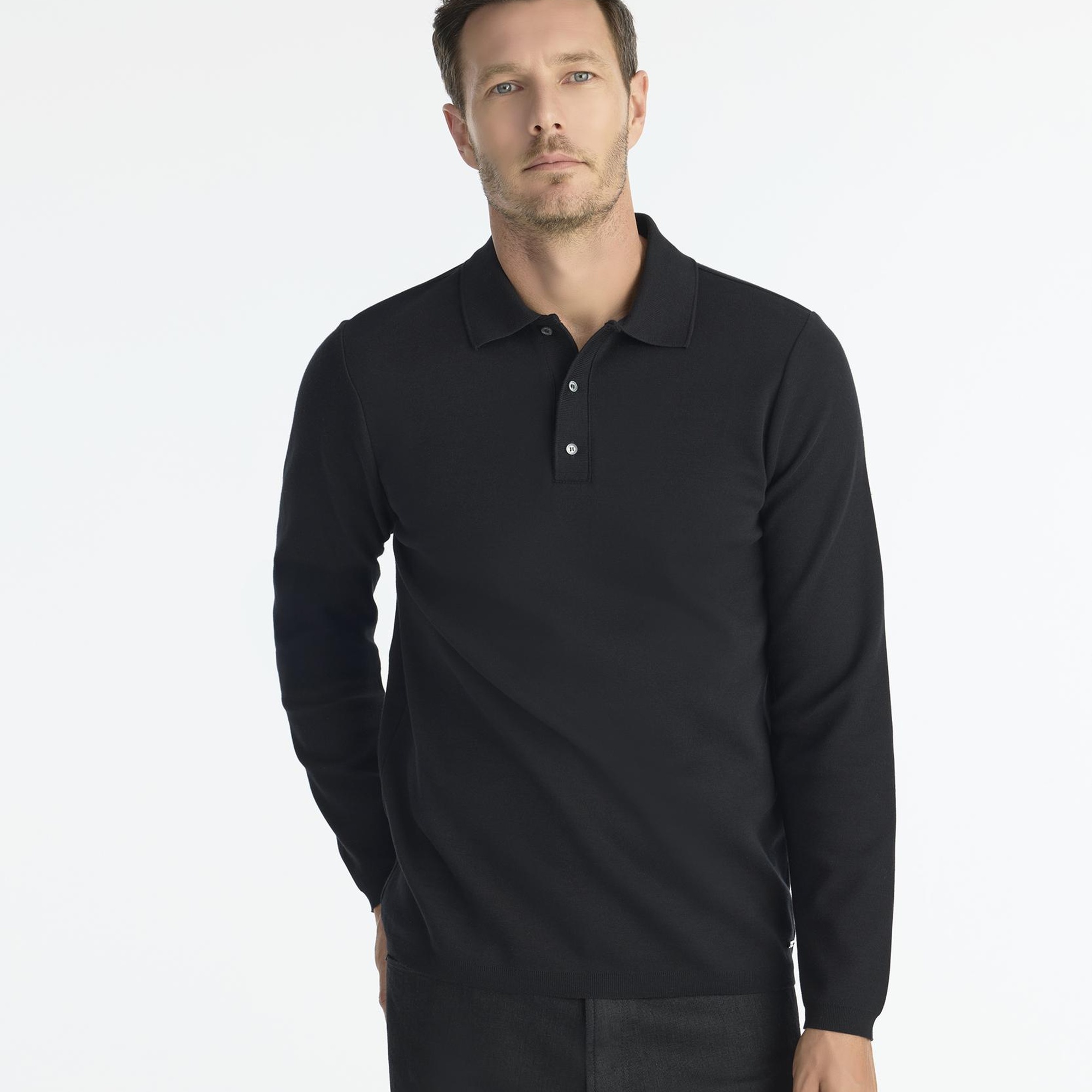 Regular Gömlek Yaka Uzun Kol Kazak