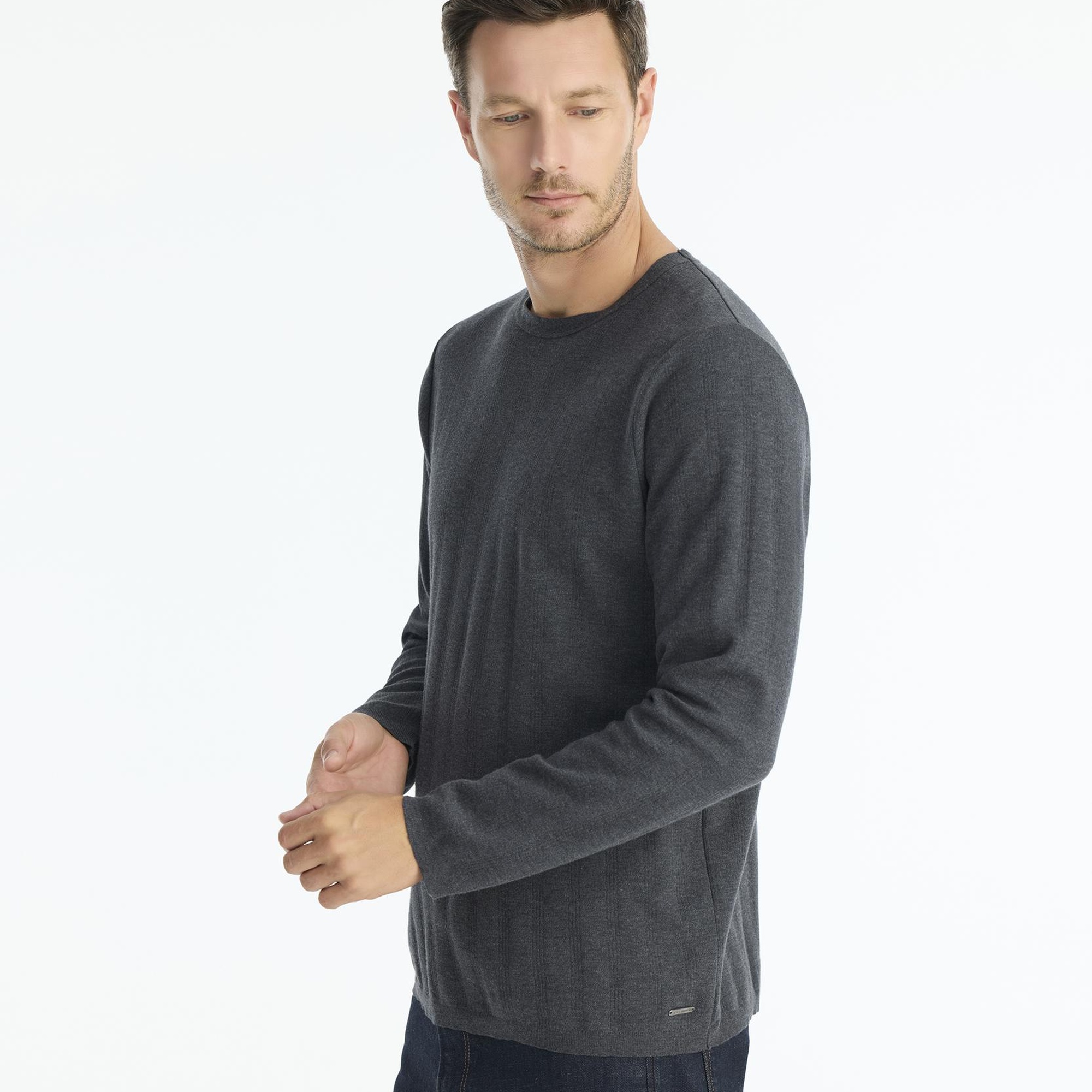 YARGICI Regular Bisiklet Yaka Uzun Kol Kazak