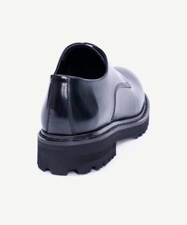  YARGICI Kalın Tabanlı Bağcıklı Deri Düz Ayakkabı