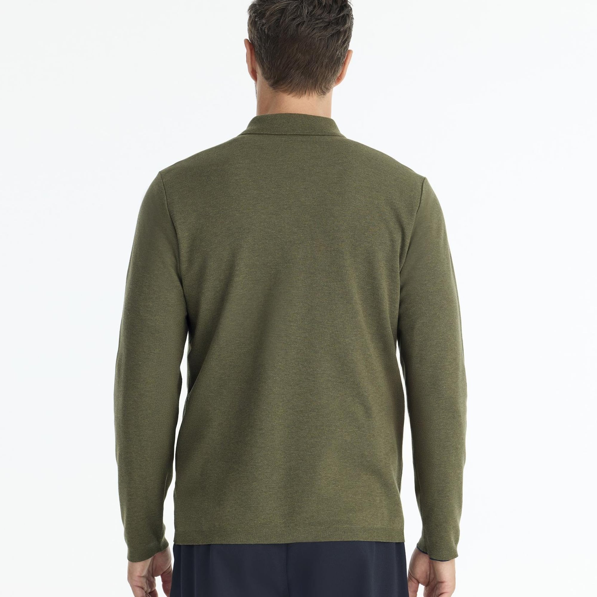 Regular Gömlek Yaka Uzun Kol Kazak