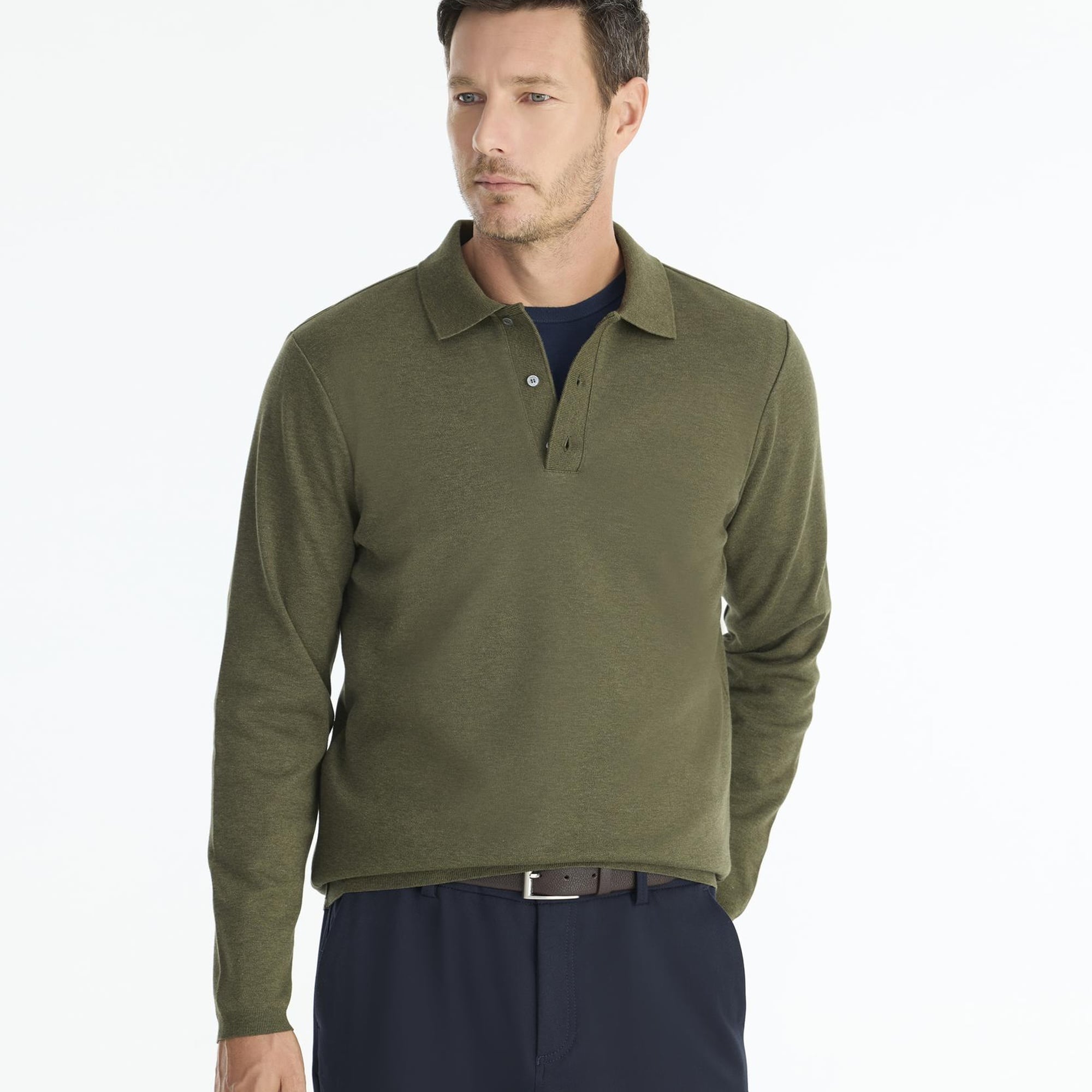 Regular Gömlek Yaka Uzun Kol Kazak