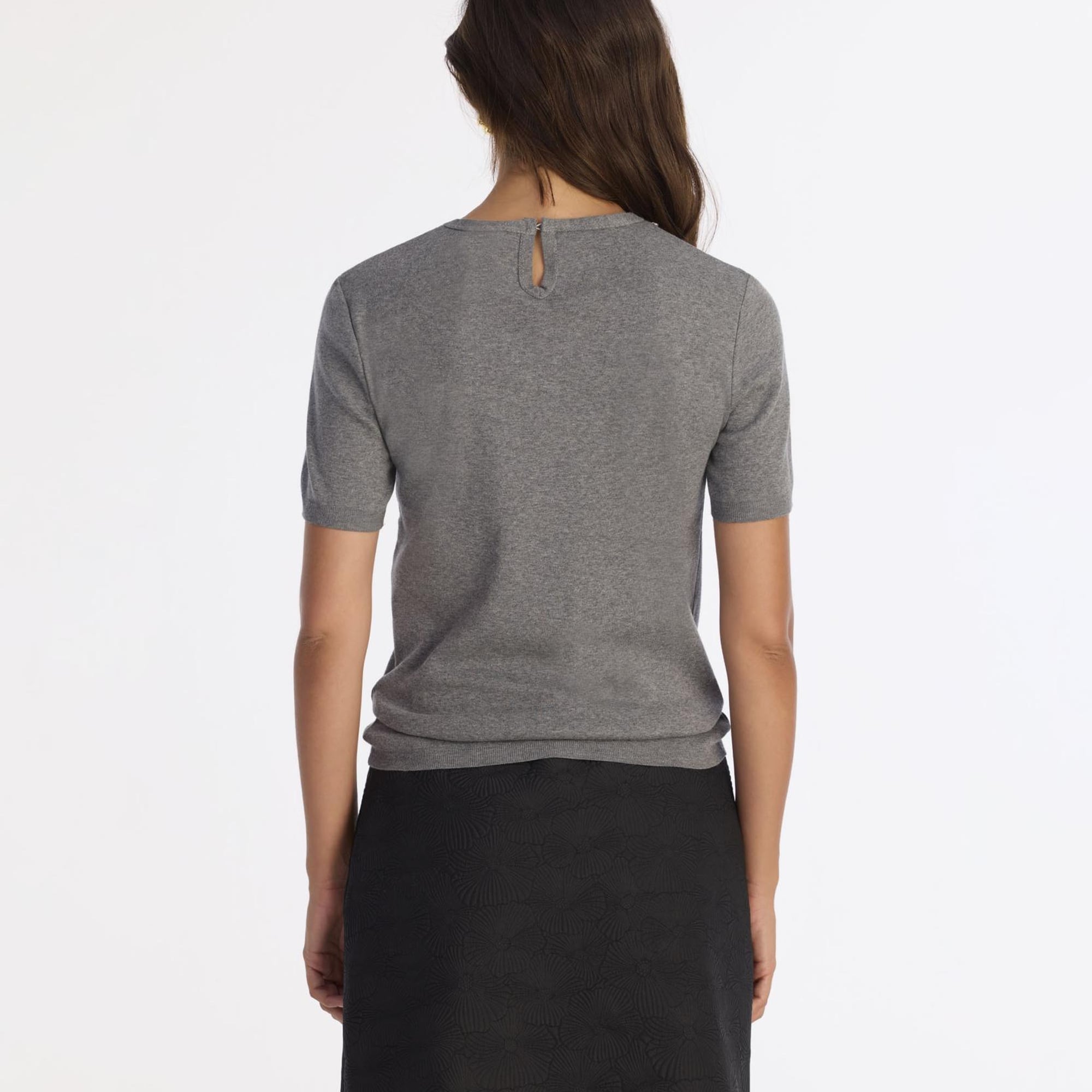 YARGICI Regular Bisiklet Yaka Kısa Kol Kazak