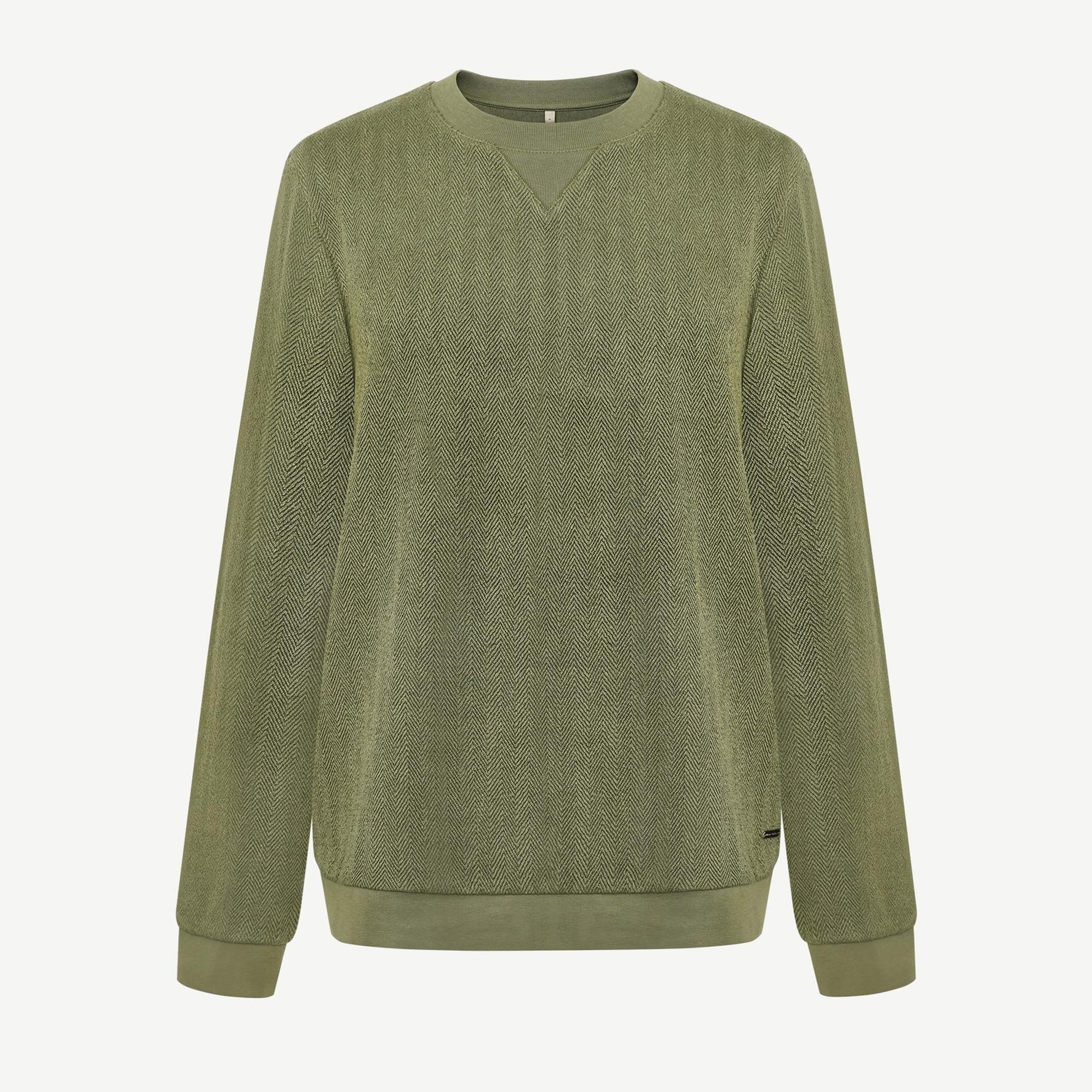 Regular Bisiklet Yaka Uzun Kol Sweatshirt