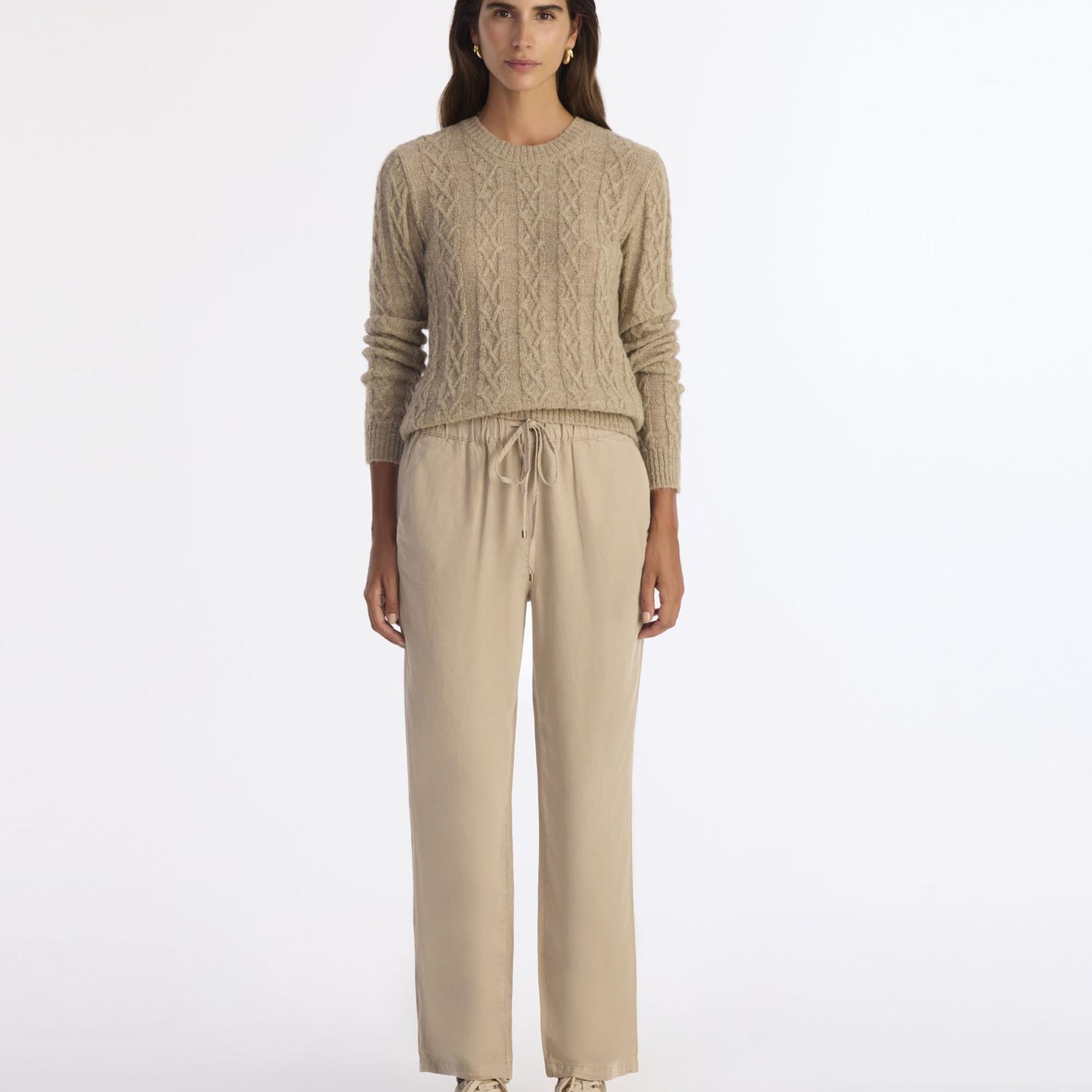 YARGICI Beli Lastikli Rahat Kesim Pantolon