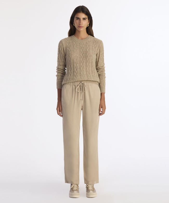  YARGICI Beli Lastikli Rahat Kesim Pantolon