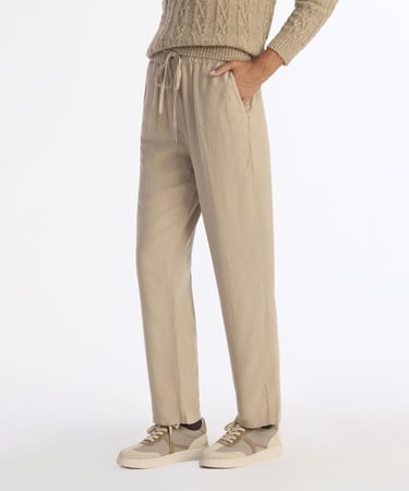  YARGICI Beli Lastikli Rahat Kesim Pantolon