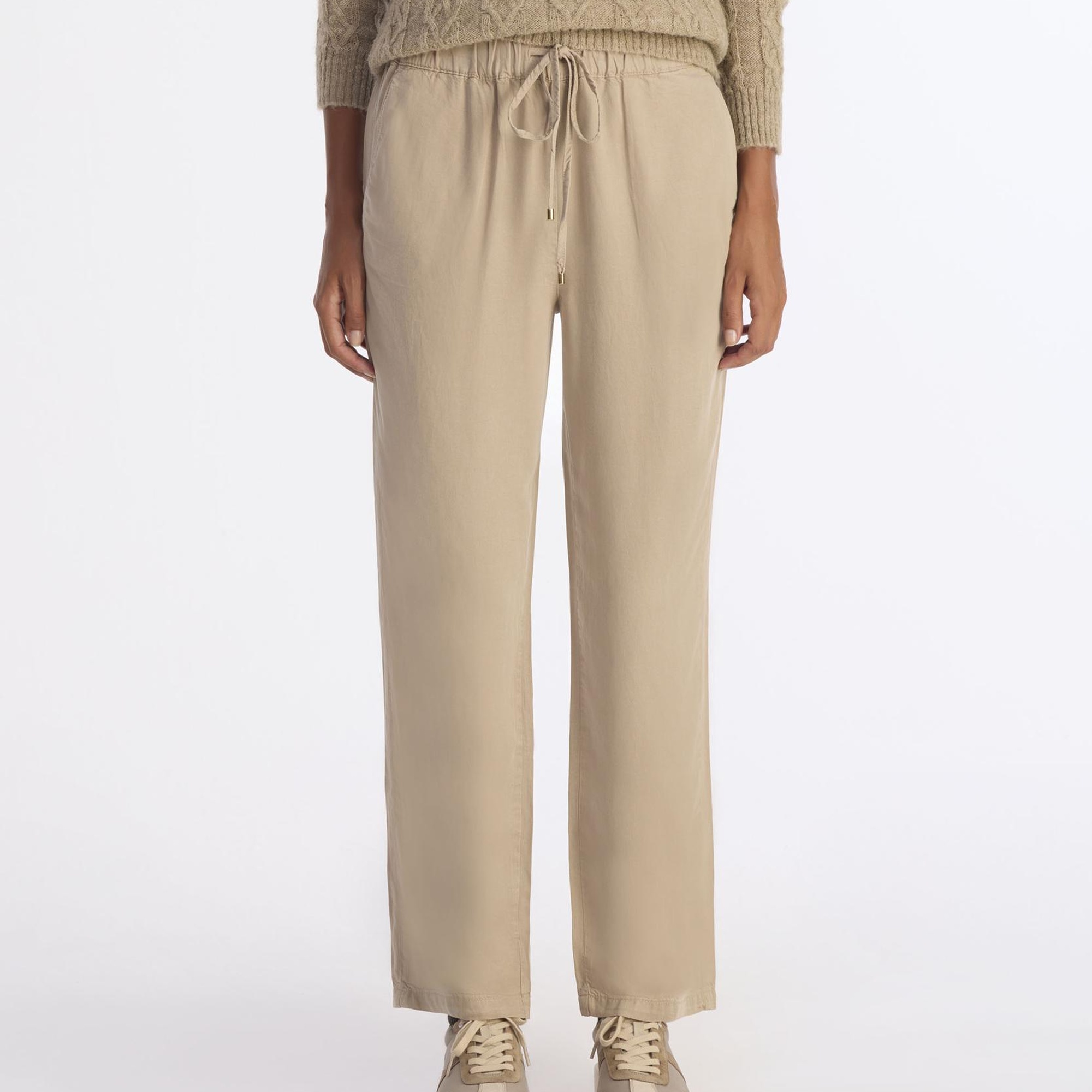 YARGICI Beli Lastikli Rahat Kesim Pantolon