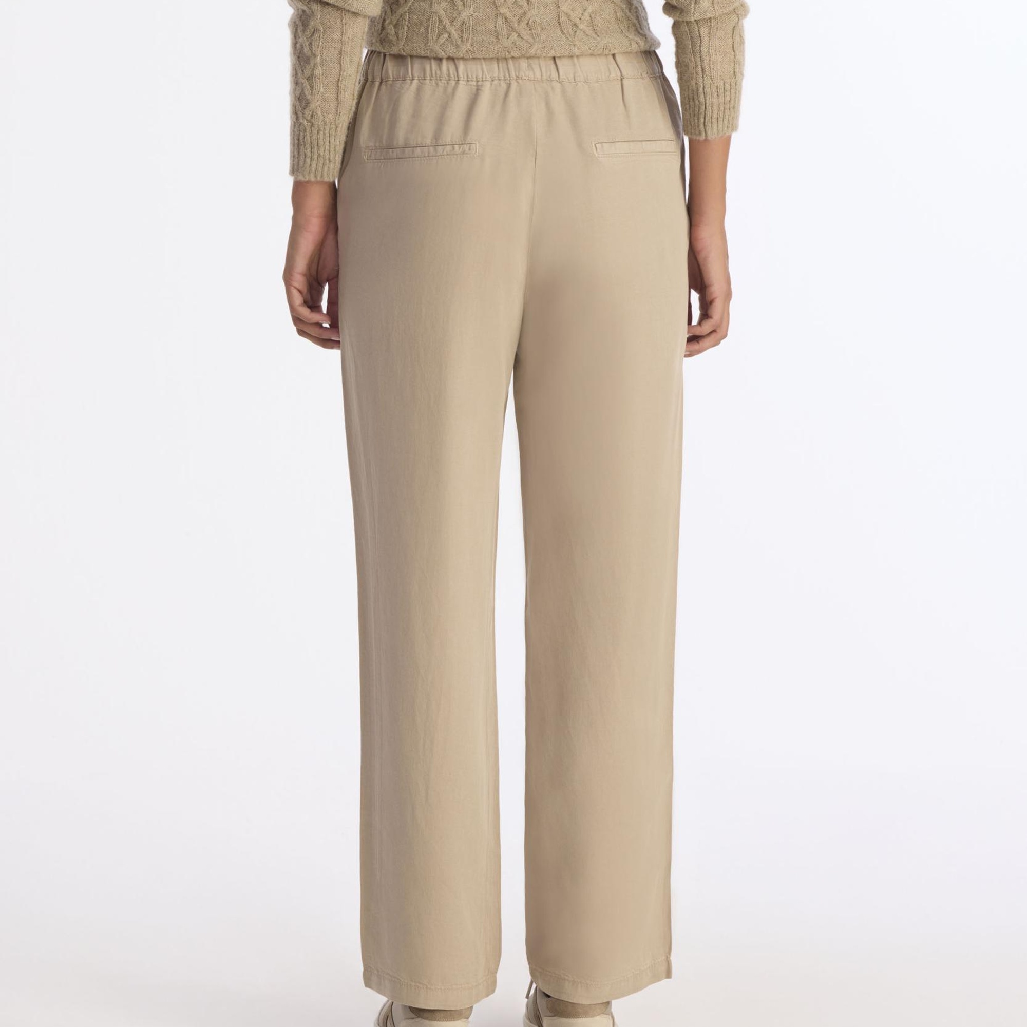 YARGICI Beli Lastikli Rahat Kesim Pantolon