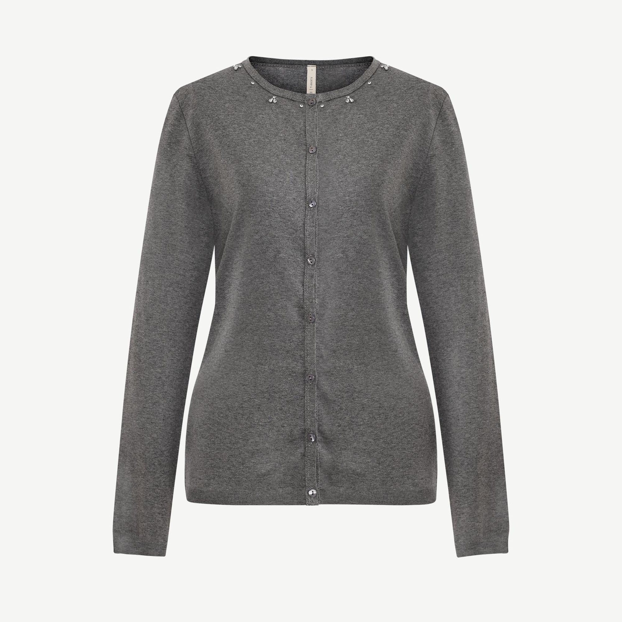 YARGICI Regular Bisiklet Yaka Uzun Kol Hırka