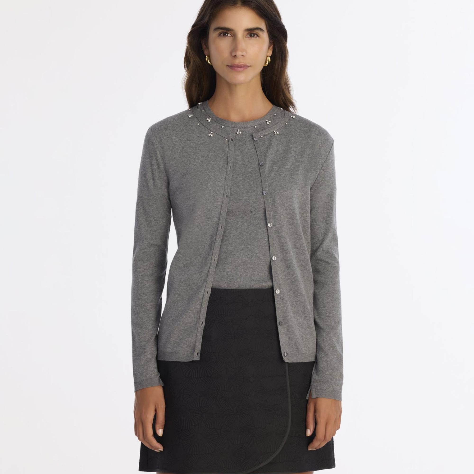 YARGICI Regular Bisiklet Yaka Uzun Kol Hırka