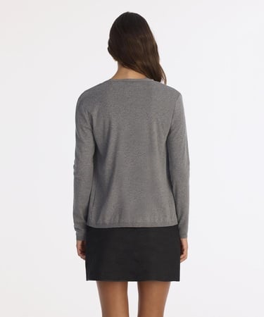  YARGICI Regular Bisiklet Yaka Uzun Kol Hırka