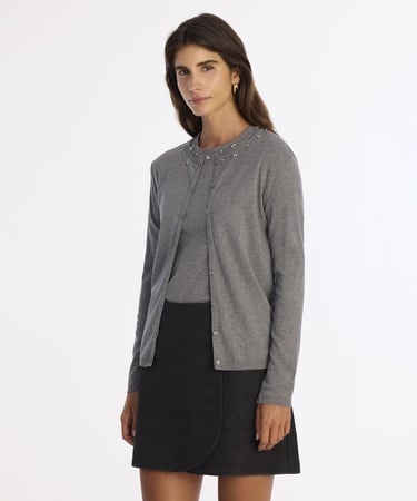  YARGICI Regular Bisiklet Yaka Uzun Kol Hırka