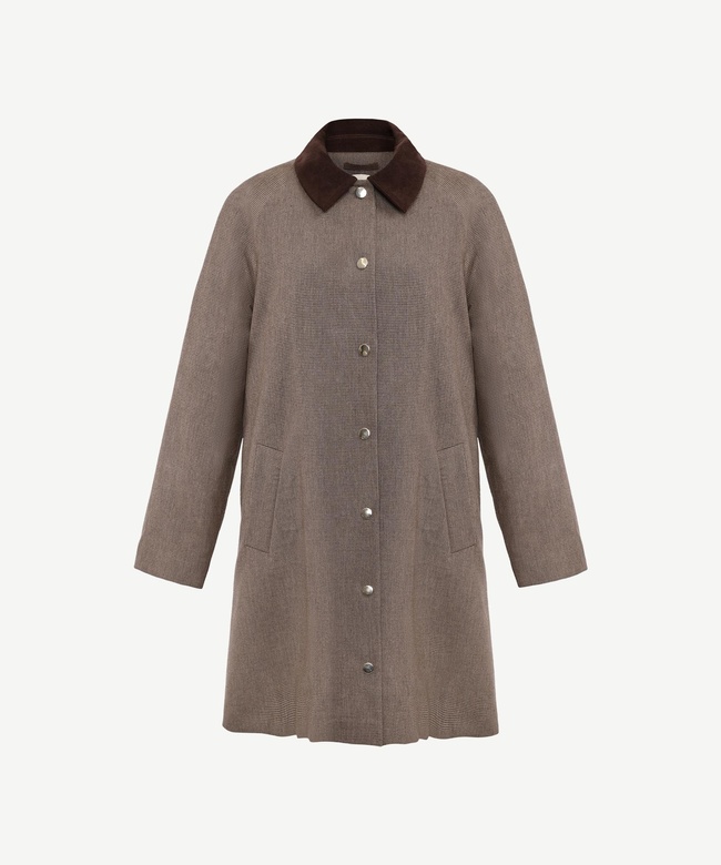  YARGICI Regular Gömlek Yaka Uzun Kol Palto