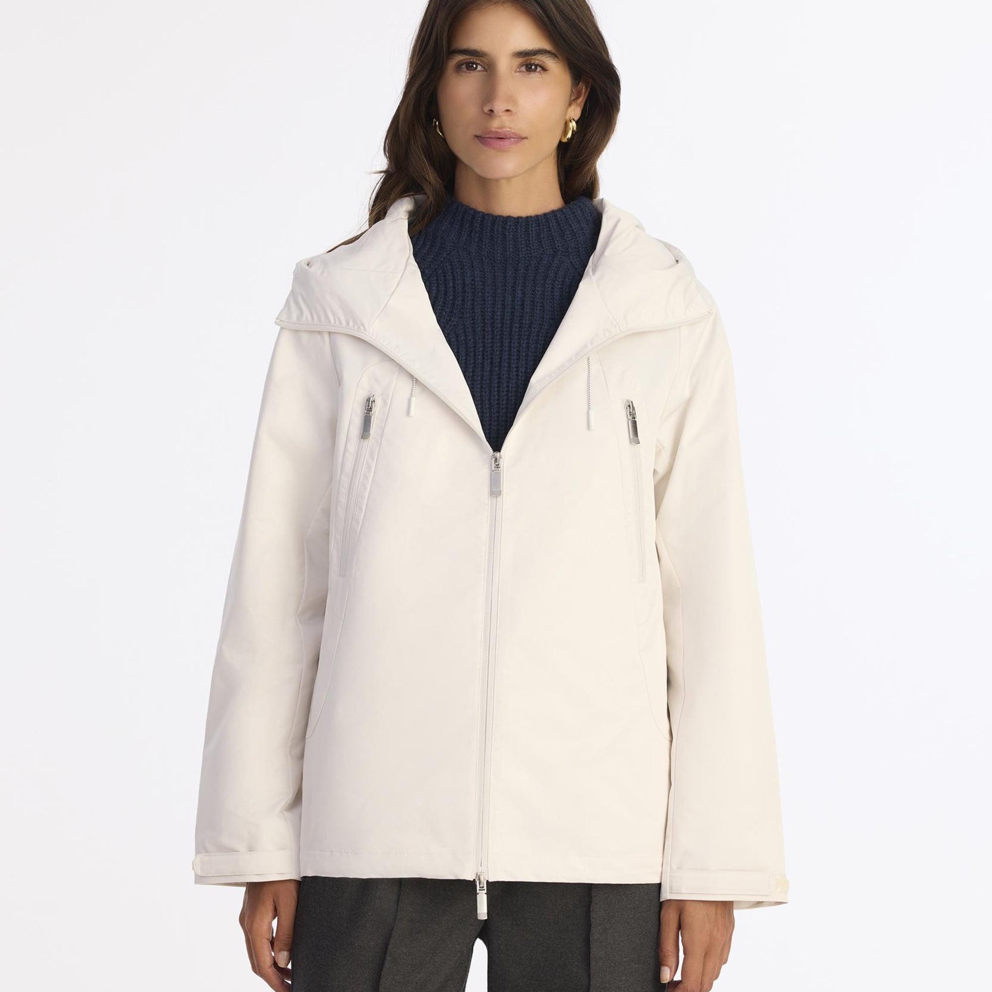 YARGICI Regular Kapüşonlu Yaka Uzun Kol Yağmurluk