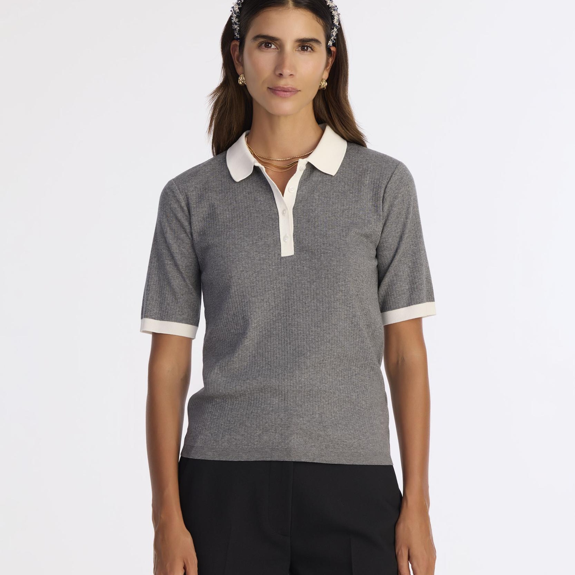 YARGICI Polo Yaka Kısa Kol Triko