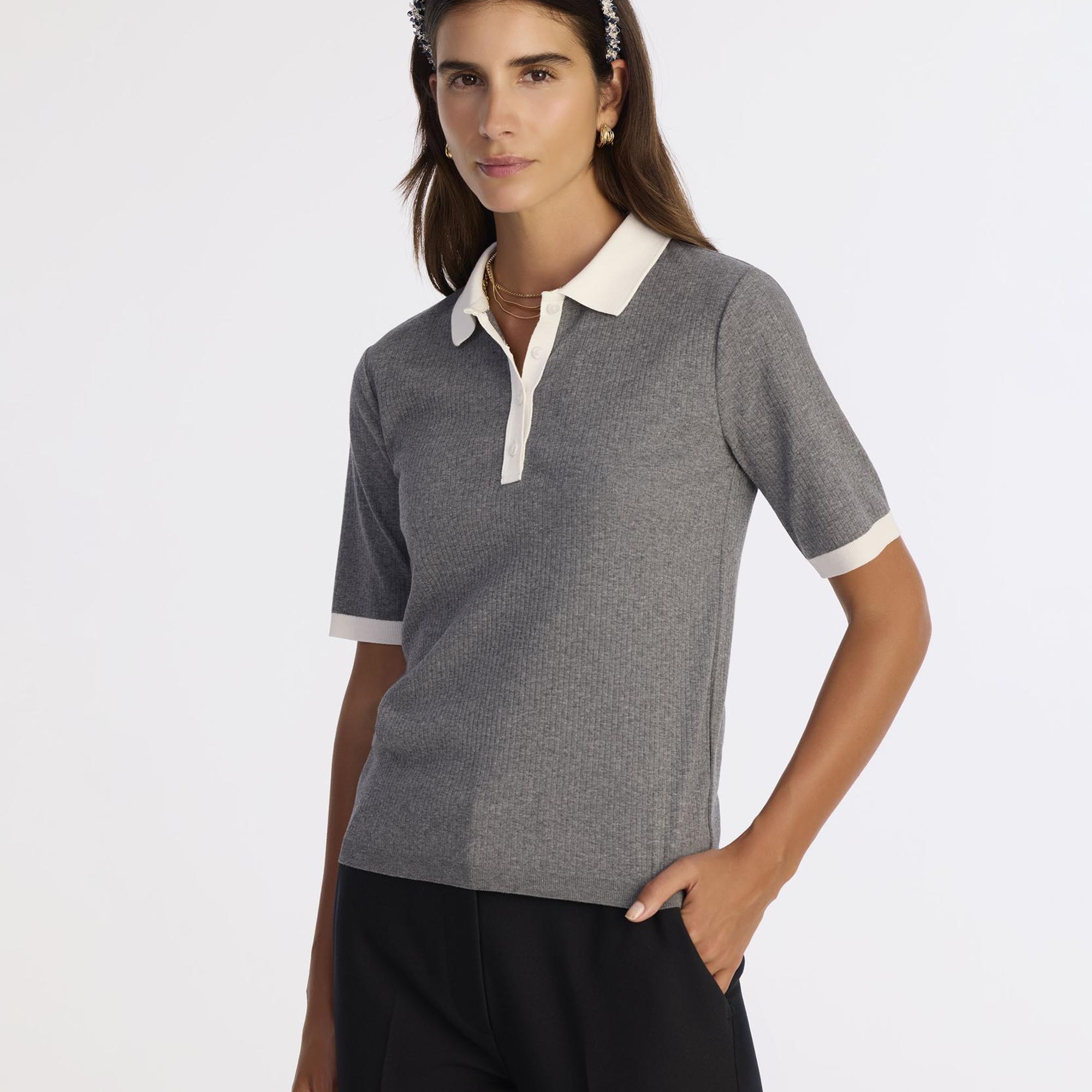 YARGICI Polo Yaka Kısa Kol Triko