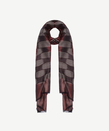  YARGICI Geometrik Desenli Yün Şal