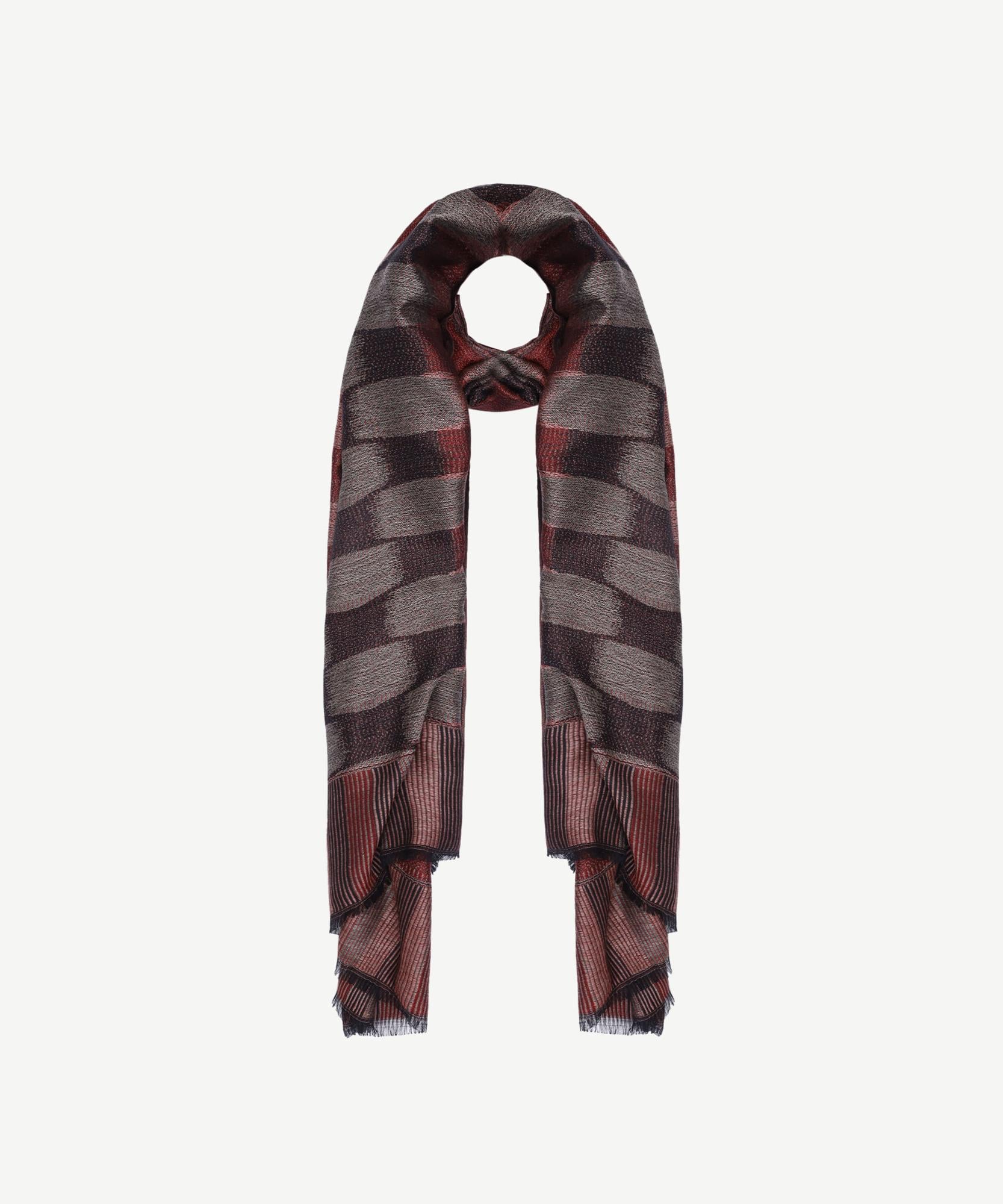  YARGICI Geometrik Desenli Yün Şal