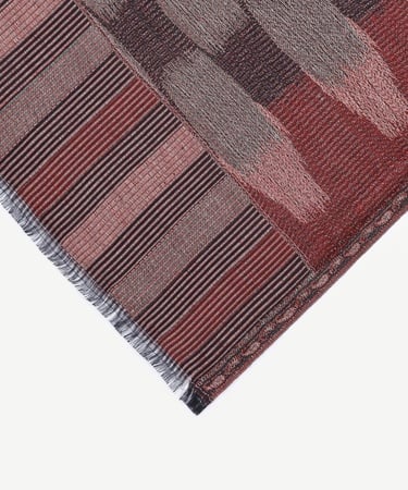  YARGICI Geometrik Desenli Yün Şal