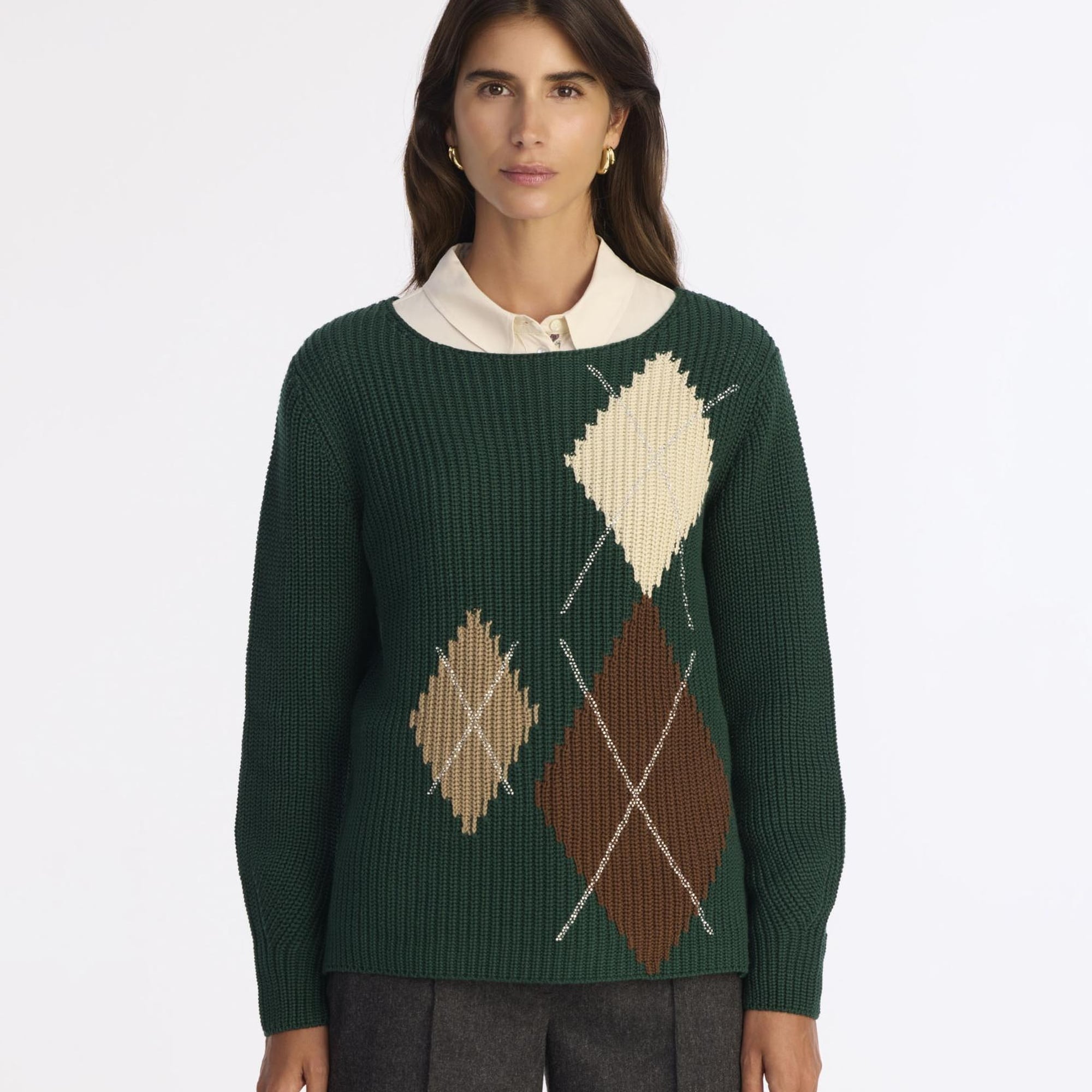 YARGICI Regular Kayık Yaka Uzun Kol Kazak