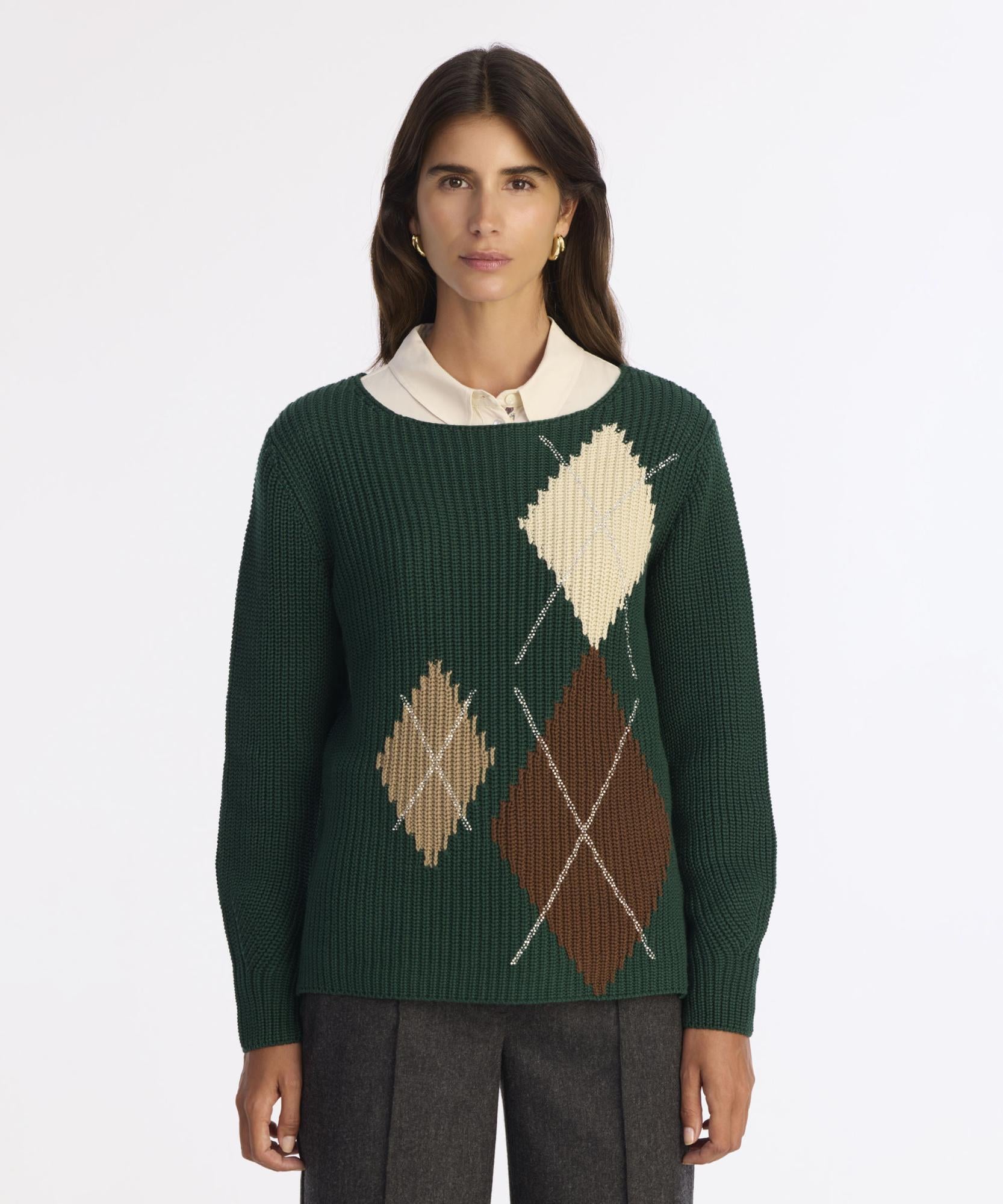  YARGICI Regular Kayık Yaka Uzun Kol Kazak