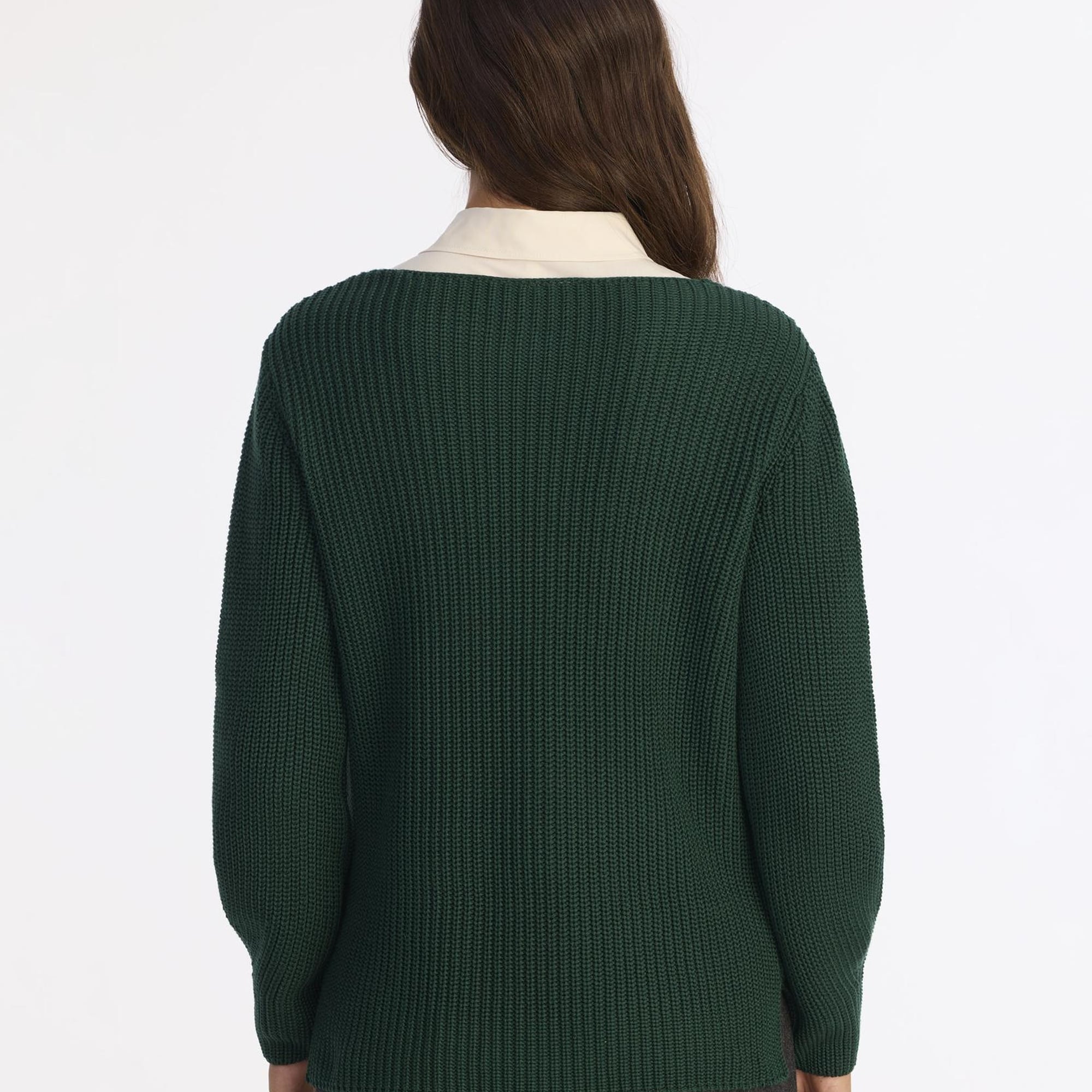 YARGICI Regular Kayık Yaka Uzun Kol Kazak