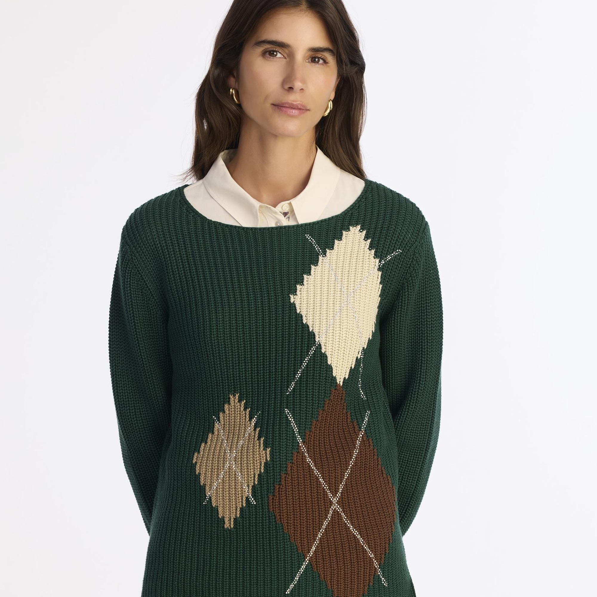 YARGICI Regular Kayık Yaka Uzun Kol Kazak