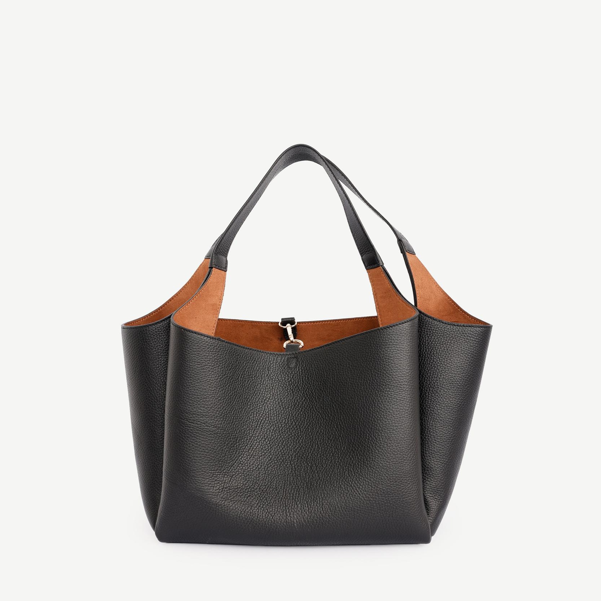 YARGICI Alcantara Astarlı Deri Omuz Çantası