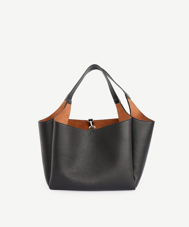  YARGICI Alcantara Astarlı Deri Omuz Çantası